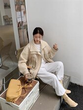 现货2021秋冬新款羽绒衣，女装棉衣/棉服，斐媞梦 FTM