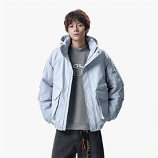 无影墙美式机能工装棉服男女冬季加棉加厚休闲连帽外套-A2356P95，男装棉衣，电商B241