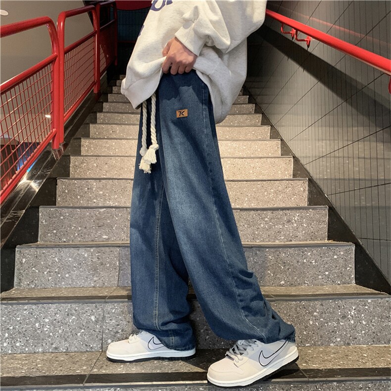 港风潮男牛仔裤嘻哈ins潮高街潮流痞帅长裤N01620-P48,男装牛仔裤,星座308B-2