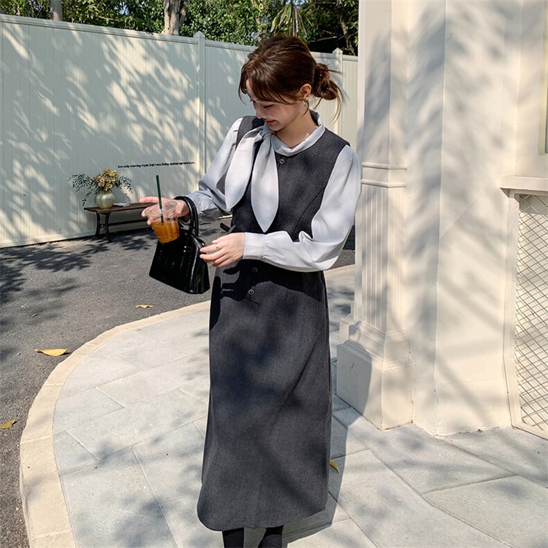 有货春秋衬衫连衣裙套装1020P175K248,女装套装/套裙,2C176