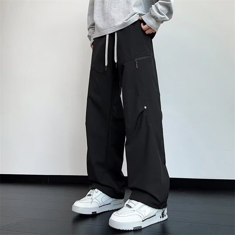 无弹春秋青年直筒裤宽松型非品牌工装裤子男款春季美式潮牌常规,男装休闲裤,星座506A