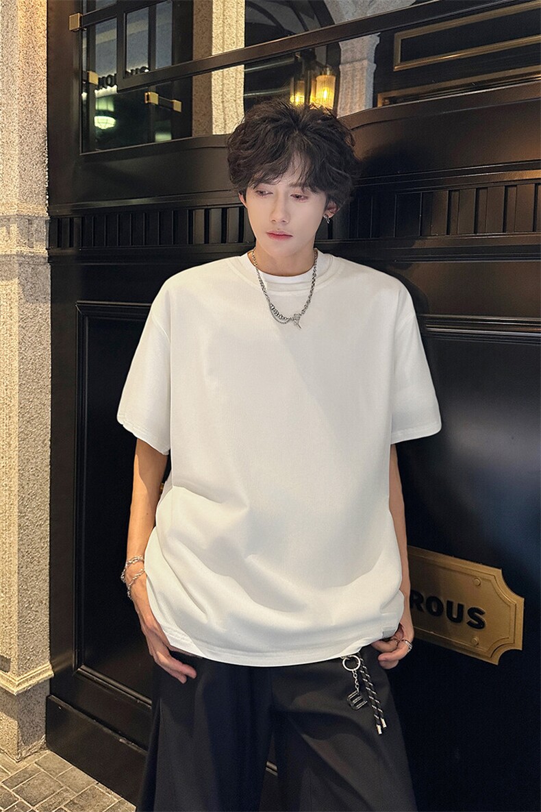 8XL-M高品质！！特大码冰丝速干T恤男透气短袖上衣纯色DX314P25,男装T恤,电商D206-1