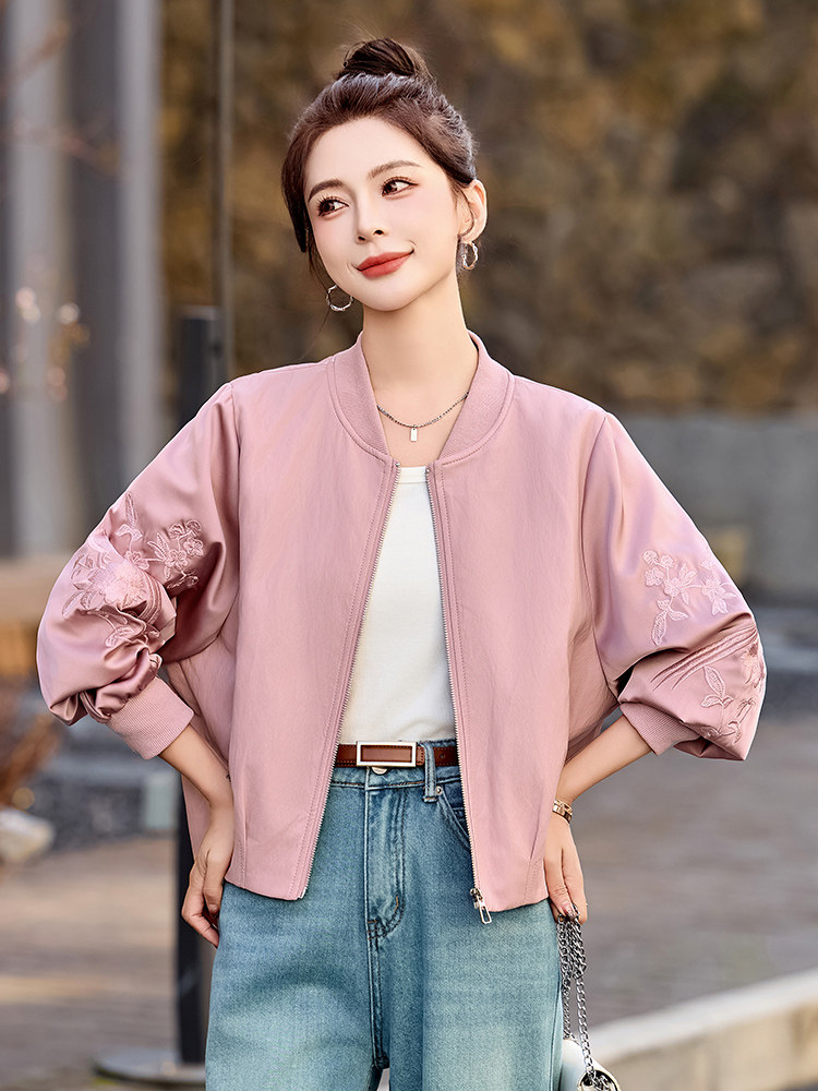 小香风女士短外套2025春秋季新款减龄漂亮洋气棒球服薄款夹克上衣,女装短外套,一安秀