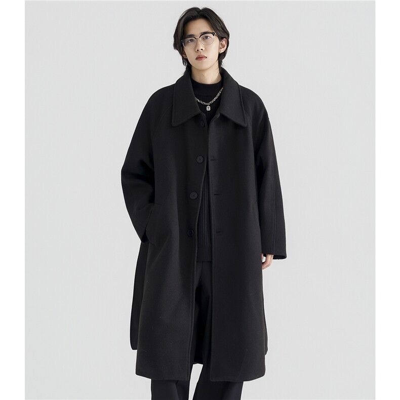 现货毛呢大衣男中长款冬季加厚过膝呢子外套DY18-P130控178，男装毛呢大衣，星座403（原603-1）