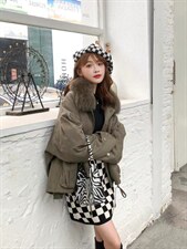 两件套真毛领羽绒服，女装羽绒服，Balance Studio