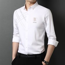 J576钱塘2021-1秋季新款男士高端轻奢长袖衬衣大货主推P72，男装衬衫，钱塘207-1