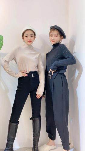 闪闪撒银双面澳绒打底，女装，r+i=aa