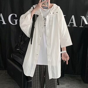 潮流夹克潮男春季七分袖防晒衣CS102P40图片