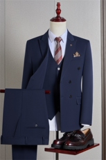 西服套装男士三件套商务职业正装小西装韩版修身伴郎新郎结婚礼服，男装西服，星座505-2（原电商A260-1)