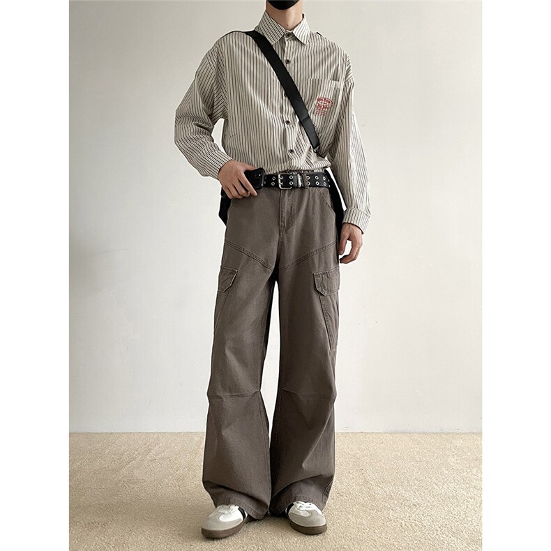 美拉德色系工装裤B342-KZ813-特P50，男装工装外套，电商B342