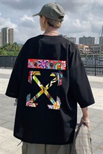 Q11169-P30春夏季七分袖t恤男大码五分袖男短袖中袖，男装T恤，电商A040