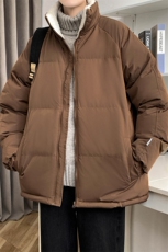 冬上新青少年加棉加厚棉服潮港风休闲立领棉衣外套男女8801-P65，男装棉衣，电商A441-1