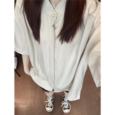 夏季冰丝衬衫男黑色痞帅潮宽松百搭上衣韩版垂感休闲衬衣C06/P45，男装衬衫，星座206（原A221）