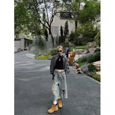 辣妹美式高街破洞夏季牛仔短裤高腰宽松水洗七分裤潮WLD166-p52，男装牛仔裤，星座1008