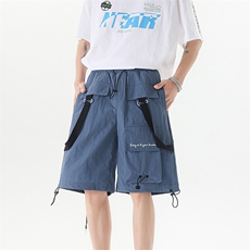 8XL-M特大码肌理感五分裤户外登山裤冲锋裤短裤男DK1502P49控68，男装休闲裤，电商D206-1