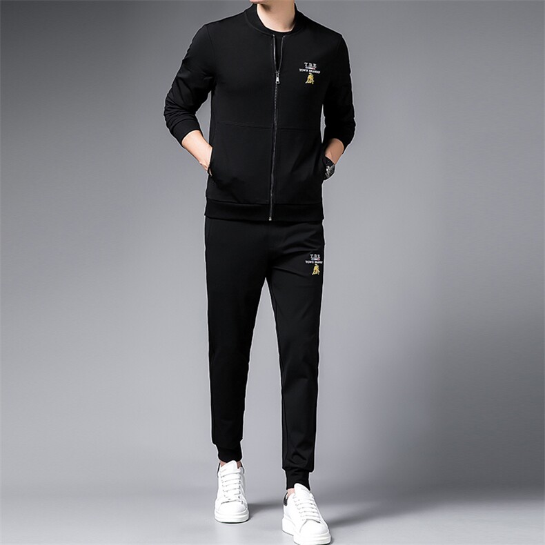SA9626-3钱塘2020-2中青年男士冬款新款百搭时尚休闲套装P240,男装休闲套装,钱塘207-2