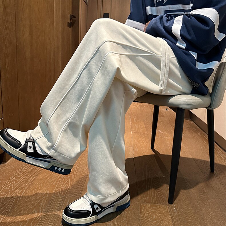 春季现货休闲裤男宽松针织运动裤DSA157-1-K9785-特P35,男装休闲裤,电商A157-1