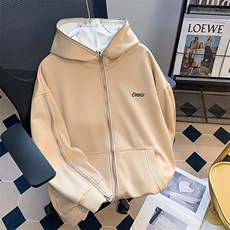 新款简约拉链连帽卫衣男高街情侣开衫服602/P65，男装卫衣，星座506B