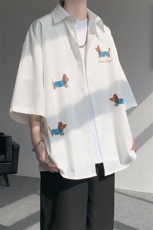 已下单CS1137-特批26控58夏季短袖印花速干冰丝大码外套衬衫，男装T恤，电商A059