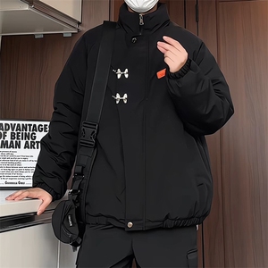 MY102J/P85冬季新款飞机扣棉衣男新中式加棉加厚棉袄外套新款棉服图片