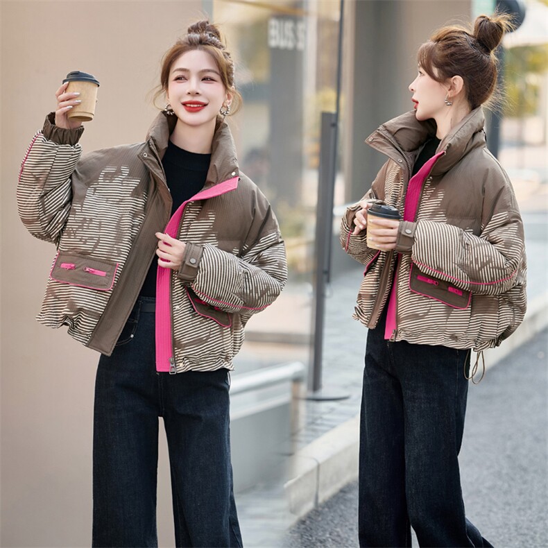 现货.短款宽松白鸭绒2025冬季新款羽绒服,女装羽绒服,布依丽人