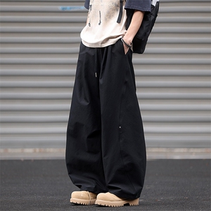 2026夏季新款纯色拼接宽松休闲弯刀裤男K6776-特P40建议零售价98图片