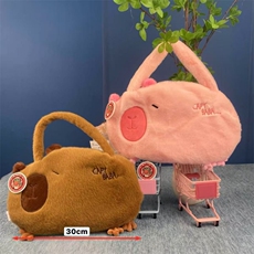 喜乐毛绒制造工厂 卡皮手提包（百个起售）
