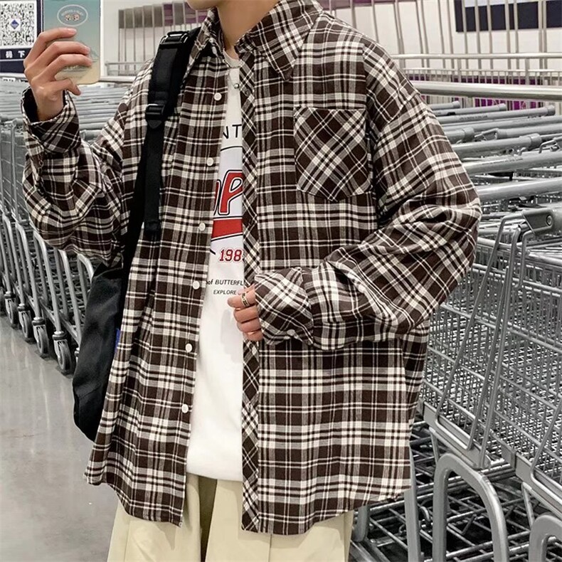 长袖衬衫春款男港风潮流C25P32,男装衬衫,星座1116-2
