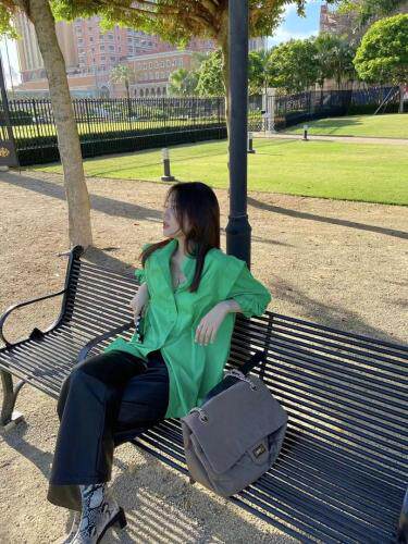 ！简约衬衫，女装衬衫，AKSKYLAN(6F)