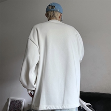 405A美式高街小众个性金属设计拉链圆领卫衣WY802-P68控88，男装卫衣，星座405A