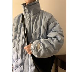 定制面料棉衣男港风半高领棉服男外套男8707P125控168，男装棉衣，星座226-1