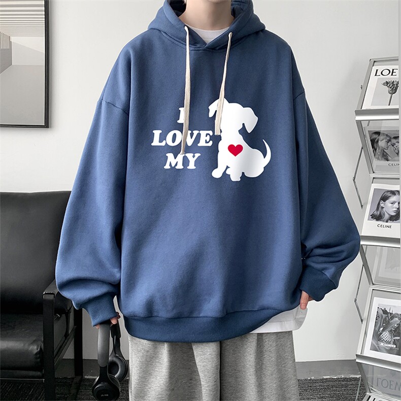 连帽卫衣男大码胖子帽衫大号运动服WY2448-P35,男装卫衣,电商A040