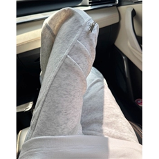 白花灰褶皱伞兵卫裤男款秋斜切拉链运动裤高级感休闲裤子WAC07，男装休闲裤，星座1116A（原606A-3）