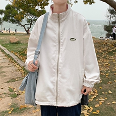 温柔风外套春秋高街棒球服复古两面穿上衣盐系克宽松W1201-P70，男装夹克，星座512-2