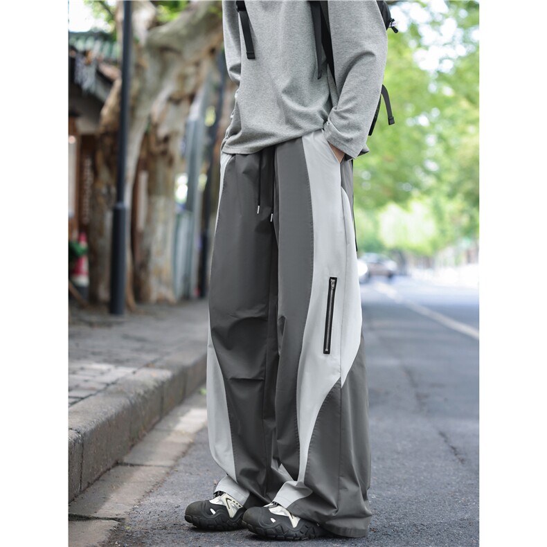 秋季新款户外机能拼色设计百搭休闲冲锋裤B315-K25326-特p35控68，男装休闲裤，电商B315