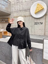 春季新款不规则衬衣，其它，琼卿格