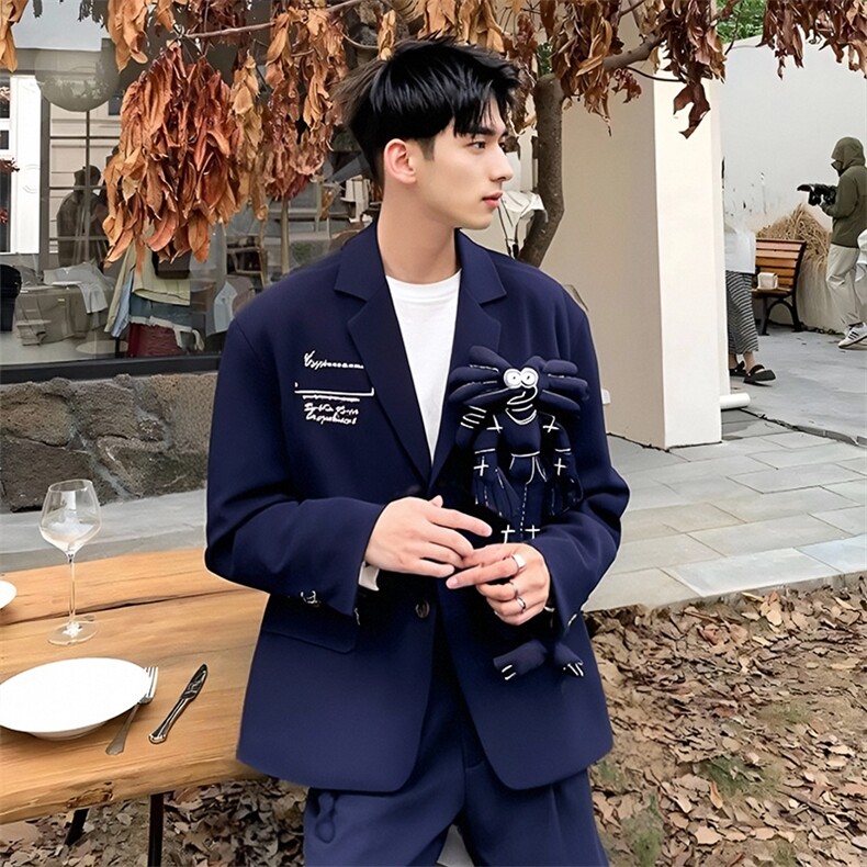 西装M-2XL货号2155Y-P110控138；西裤M-2XL货号2155K-P65控85,男装西服套装,星座112A