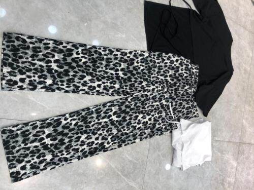 豹纹裤套装，女装职业装，DCXY 超越