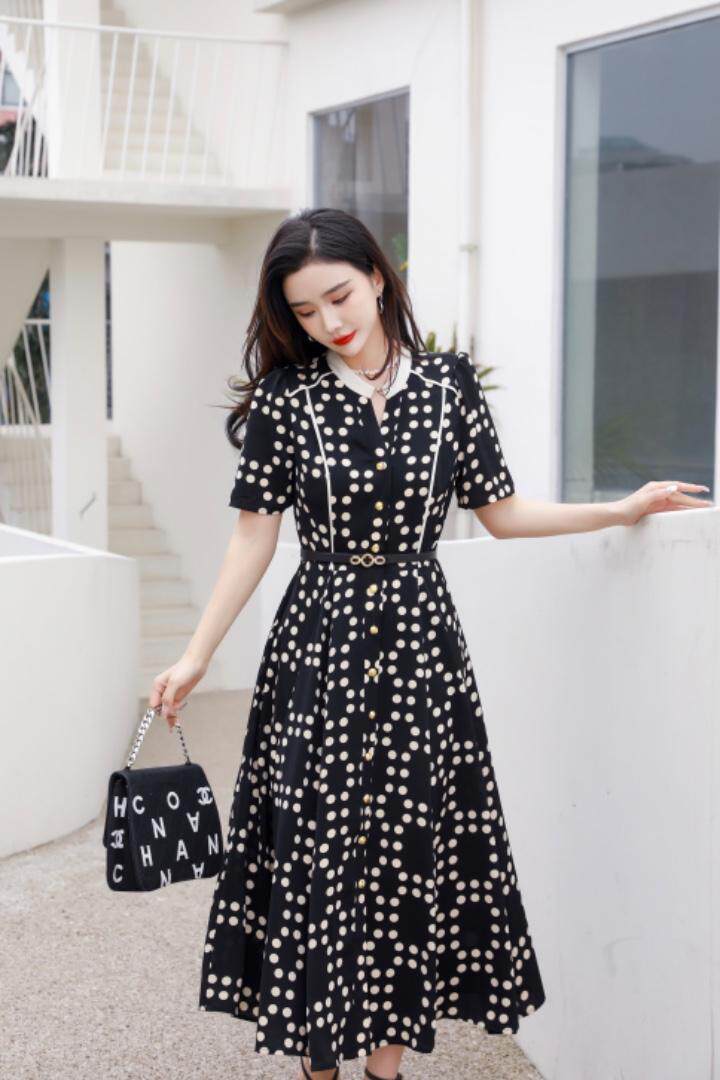 2023年夏装连衣裙，女装连衣裙，贻思茗