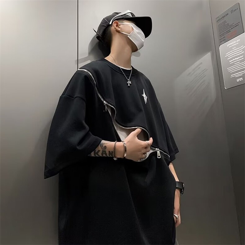 2024春夏季新款男休闲圆领短袖T恤T39P35,男装T恤,星座1116-2