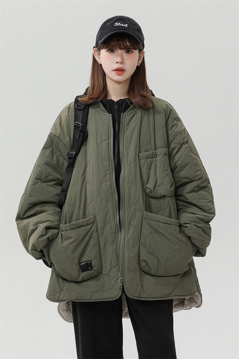 中性风白墙葫芦燕尾服设计加绒双侧开叉棉衣男MY770104P135控168,男装棉衣,星座227-7