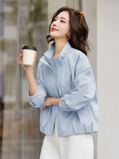 2026春装新款简约时尚休闲宽松外套，女装短外套，美沁