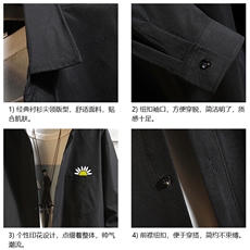 CS15089-P38长袖衬衫男士大码宽松衬衣男寸衫男寸衣，男装衬衫，电商A040A