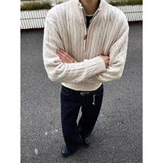 老钱风毛衣拉链501-1-M1212-P65，男装针织衫/毛衣，星座501-1