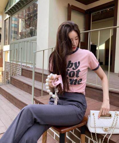 【现货】夏季新款韩版短袖修身显瘦三个色，女装，Yibee