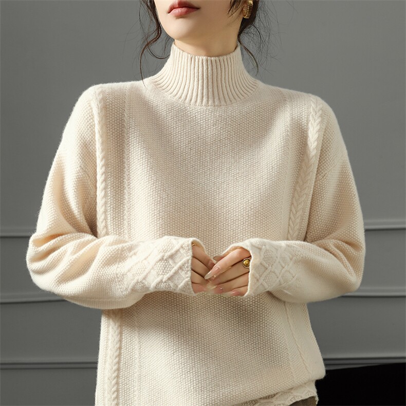 2026年秋季时尚百搭通勤简约休闲，女装羊毛衫，贝美羊绒