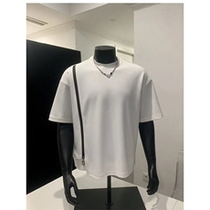 W10049-P33网图现货青少年短袖t恤夏季宽松明线设计感半袖上衣，男装T恤，星座1608-2
