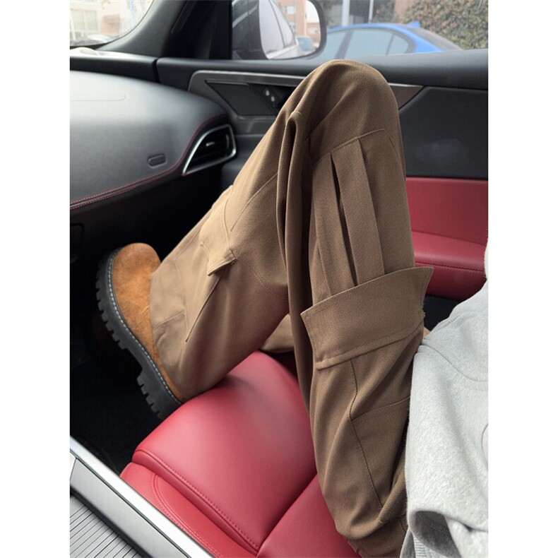 B221 美式ins高街暗黑多口袋宽松工装休闲裤 LK24153-P65 控88图片