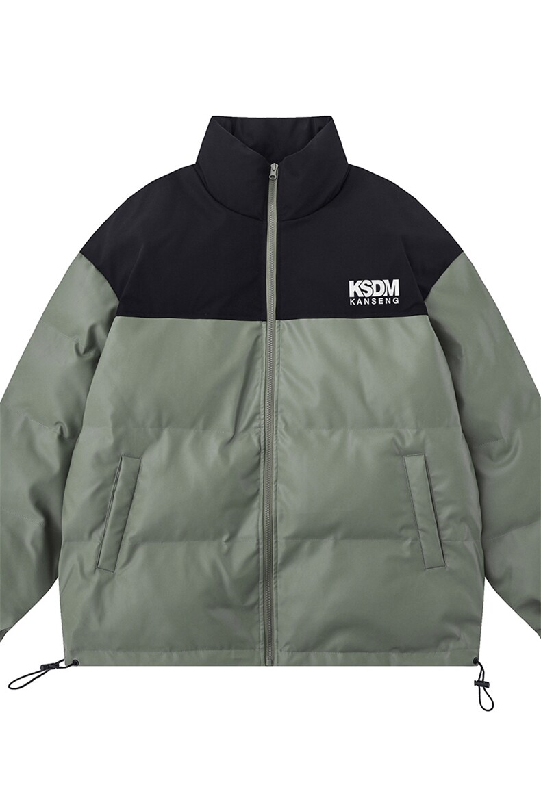白底新款冬季时尚百搭宽松字母印花棉服外套MY403P115控158,男装棉衣,电商A247-1