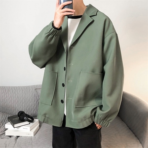 秋季宽松小西装男雅痞情侣休闲西服男装外套 A071-X01-P80图片